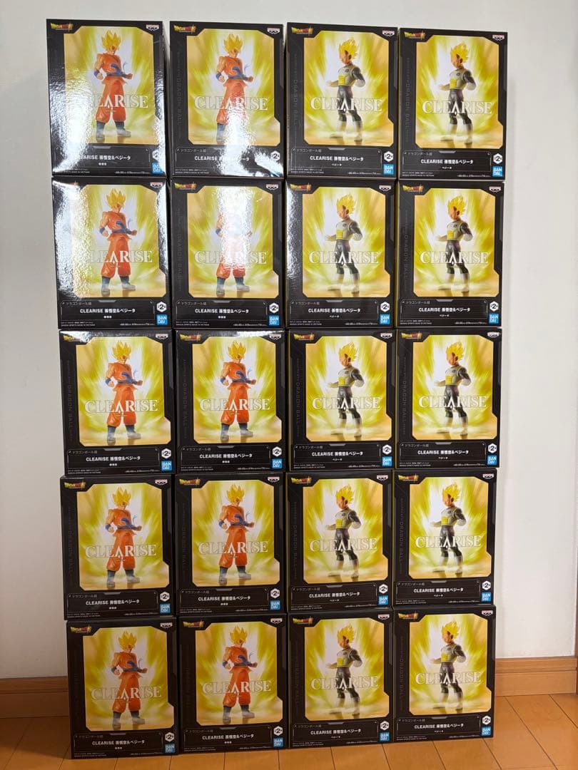 ドラゴンボール超 孫悟空 & ベジータ フィギュア 20点セット