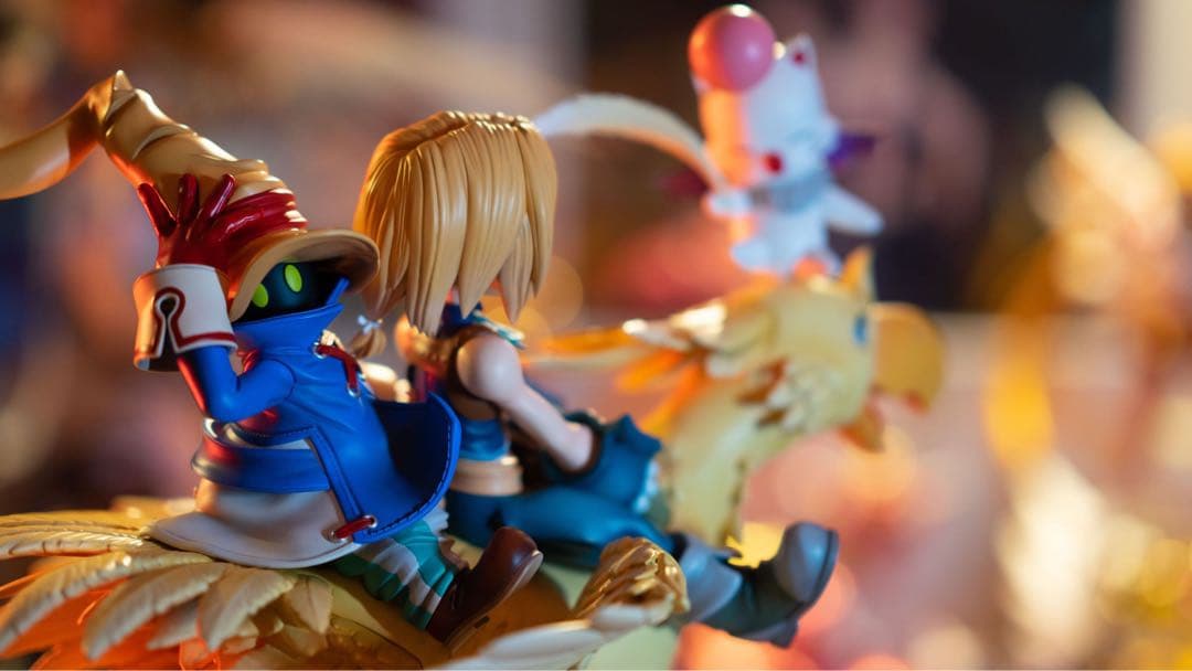 ファイナルファンタジーIX Gakaboxビビ ジタン スタチュー フィギュア