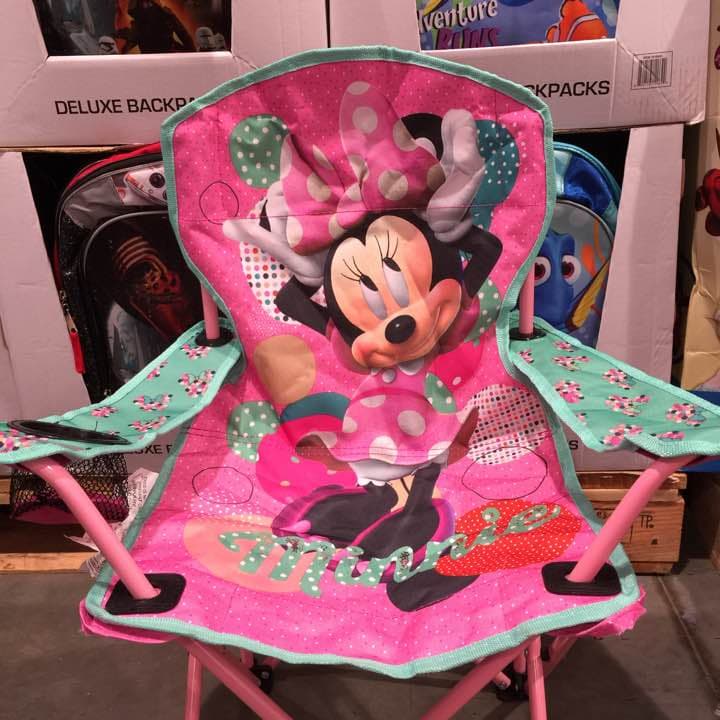 コストコ ディズニーミニーちゃん子どもチェアー