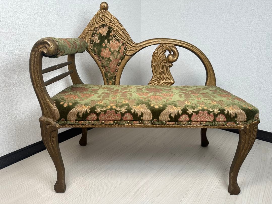 ヴィクトリアン様式 アンティーク ソファ チェア ベンチ ※i1※