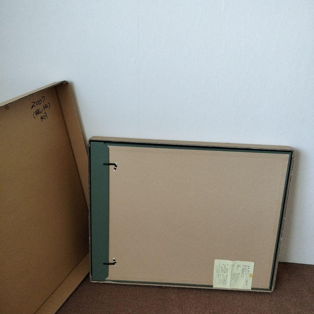 『月煌滝桜』　井堂雅夫　125/150　2002年制作　木版画　箱付き