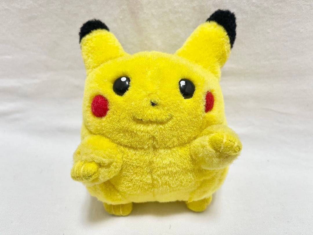 TOMY製 初期 ピカチュウ ぬいぐるみ マスコット レア 希少 約12㎝