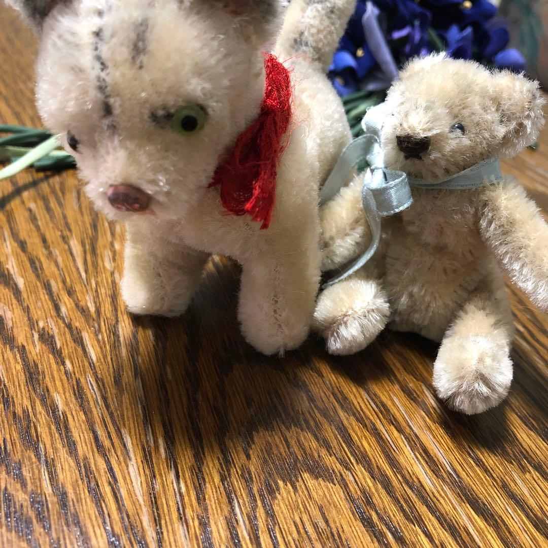 超お買い得　アンティーク　フランス　ドイツネコ　ミニチュアテディベア