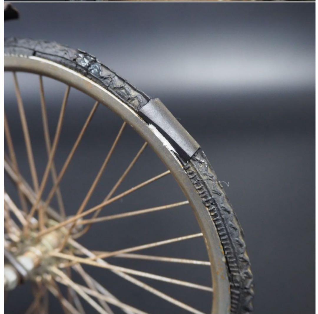 送料無料　レトロ　インテリア　アンティーク　レアミニ自転車　置物　42.5ｃｍ