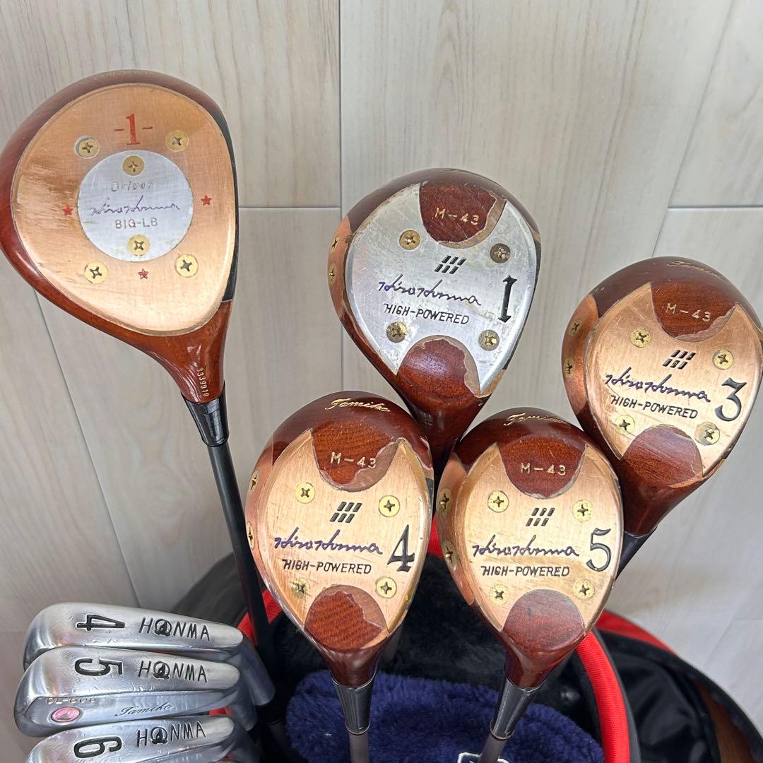 【レディース】ホンマ M-43 レディースゴルフセット L ピンクモグラ