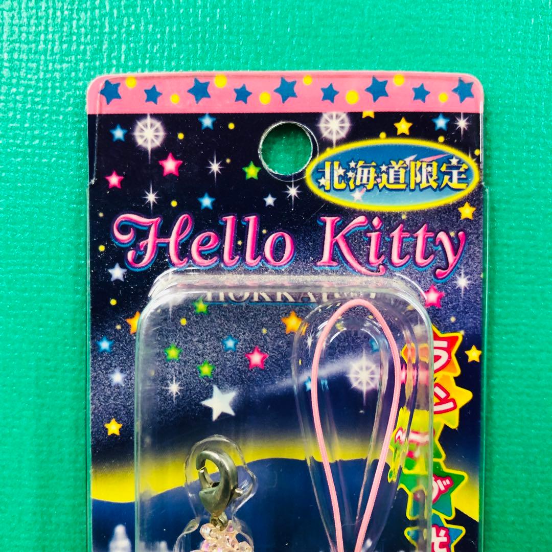 2003年製 激レア★ハローキティ 北海道限定 ランプ付き雪うさぎストラップA