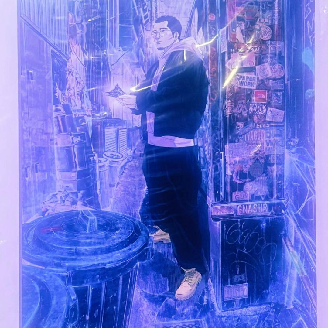 闇金ウシジマくん　複製原画　直筆サイン入り　真鍋昌平　 G10ベアブリックセット