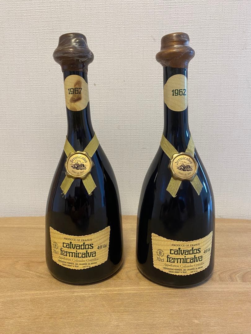 カルバドス　calvados fermicalva 1962・1967の2本