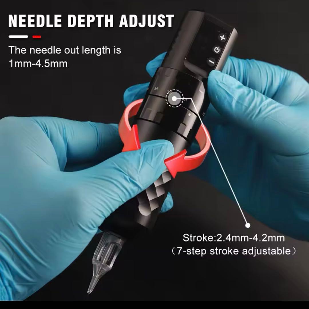 【値下げ交渉可】ワイヤレスタトゥーマシン type-C