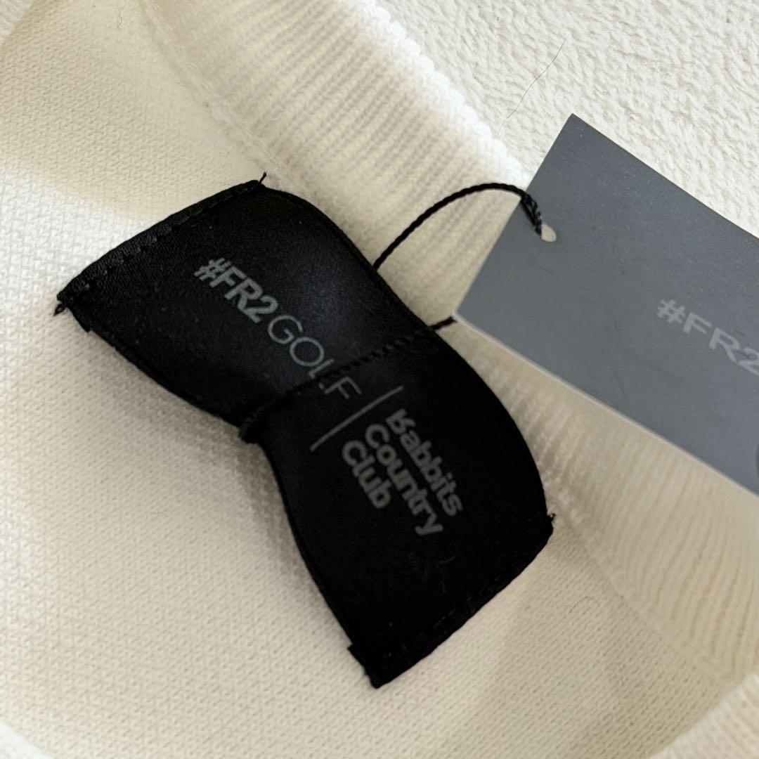 FR2 GOLF　スウェットニット　刺繍　タグ付き　白　大きいサイズ　3Lサイズ