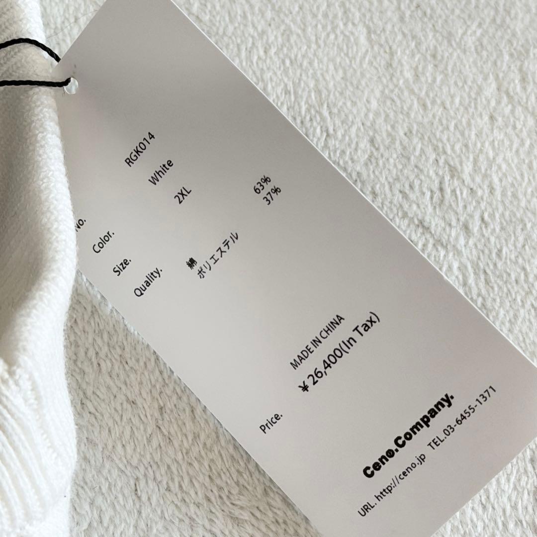 FR2 GOLF　スウェットニット　刺繍　タグ付き　白　大きいサイズ　3Lサイズ