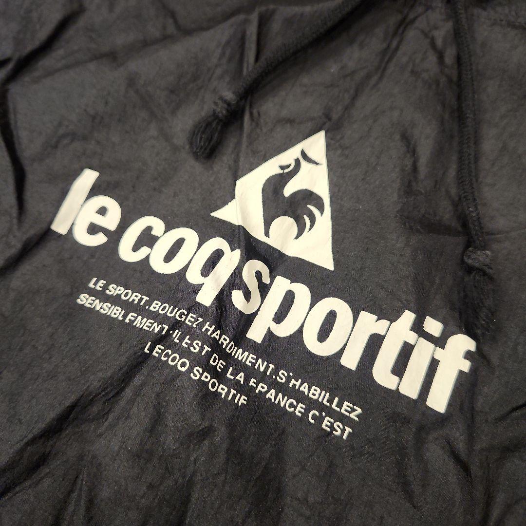 ルコックスポルティフ　ナイロン　セットアップ　ブラック　XL