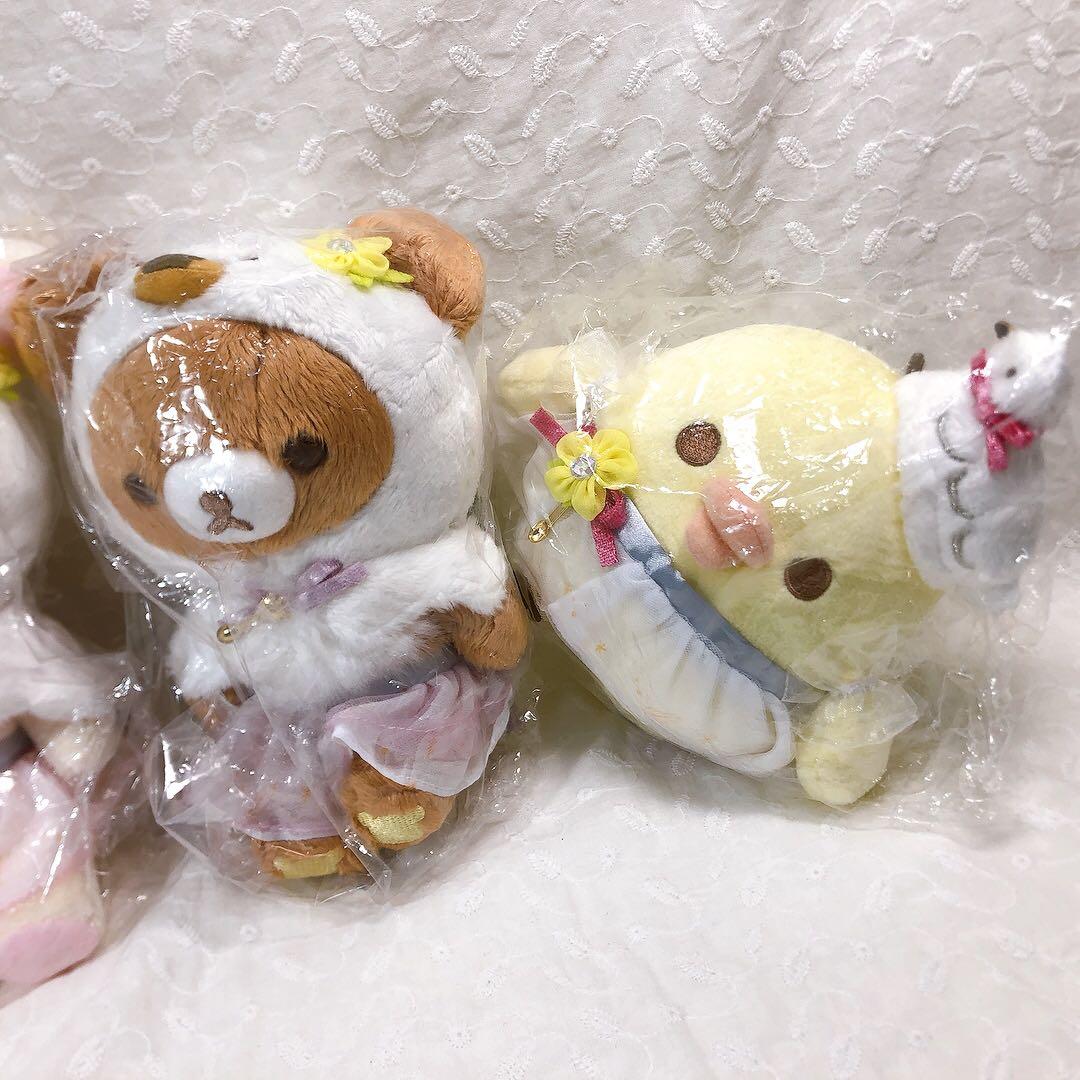 匿名　新品　未使用　タグ付き　リラックマ　スワンと金色の花 ぬいぐるみ