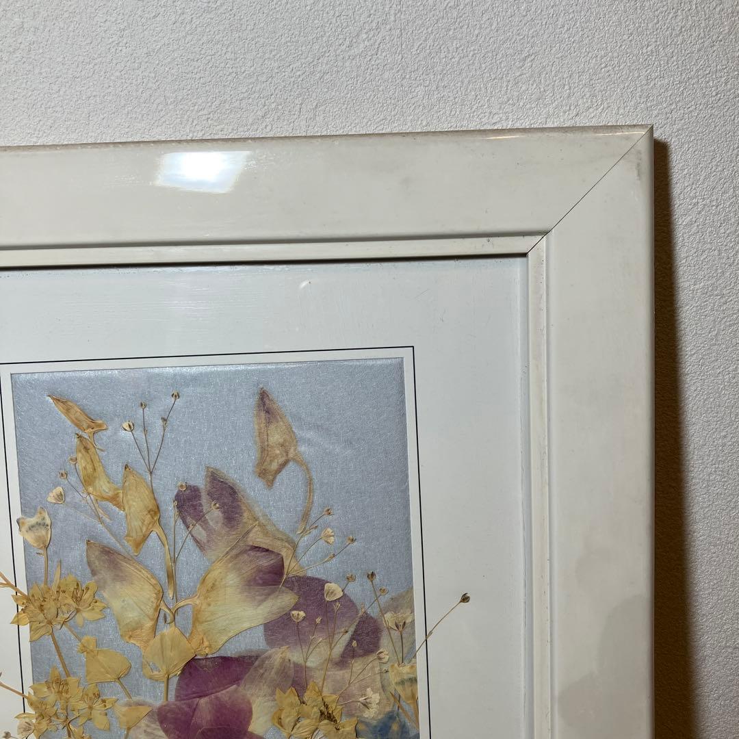 レトロ Eternal Flower 押し花アート 額装 インテリア 壁掛け