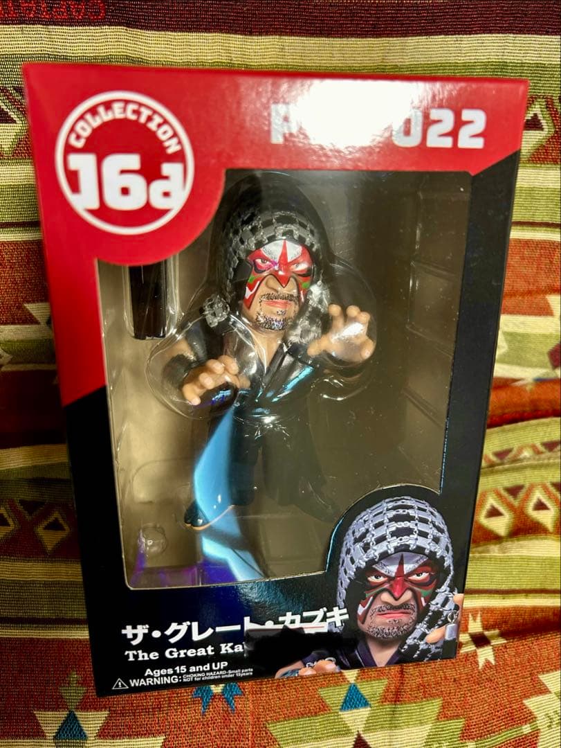 絶版！16dソフビコレクション★ザ・グレートカブキ（通常版）全日本プロレス