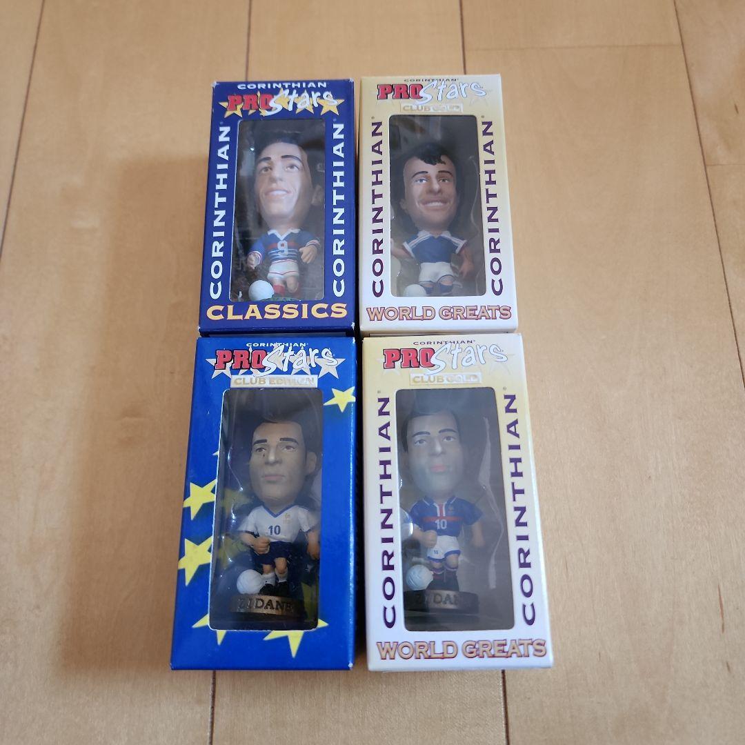 コリンシアン　フランス　ジタン　プラティニ　ジョルカエフ 4体セット