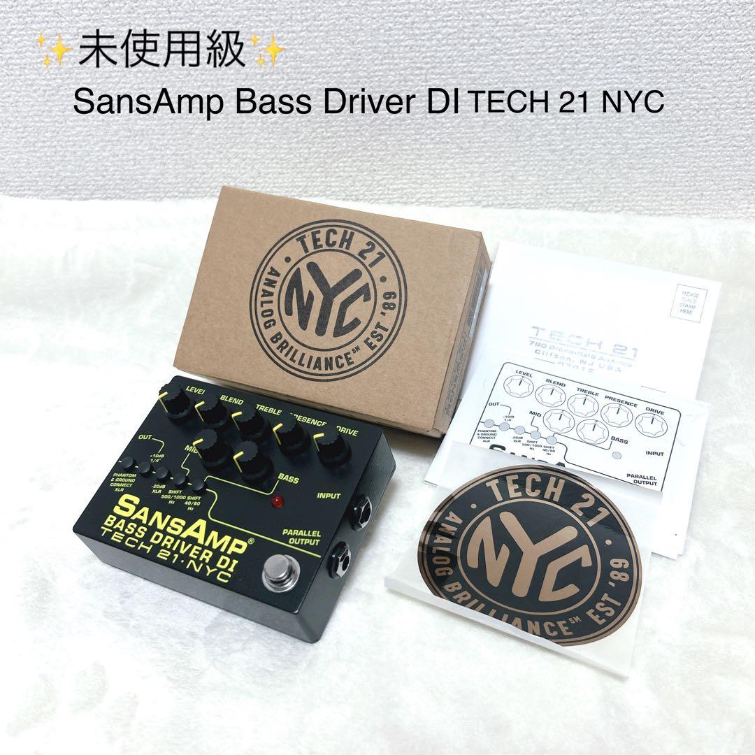 未使用級　SansAmp Bass D DI TECH 21 NYC
