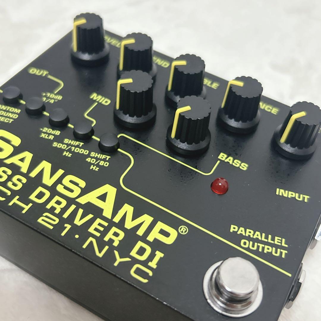 未使用級　SansAmp Bass D DI TECH 21 NYC