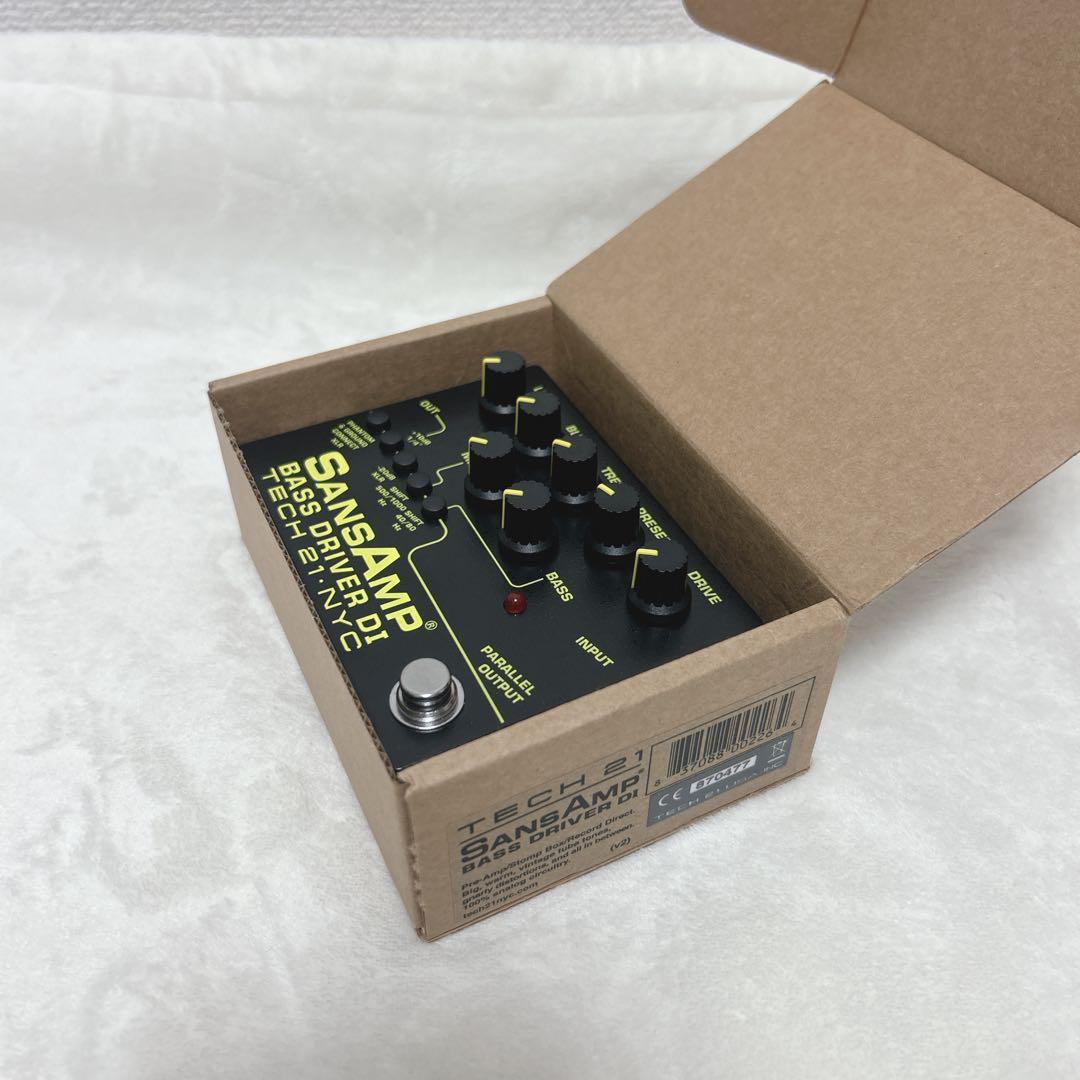 未使用級　SansAmp Bass D DI TECH 21 NYC