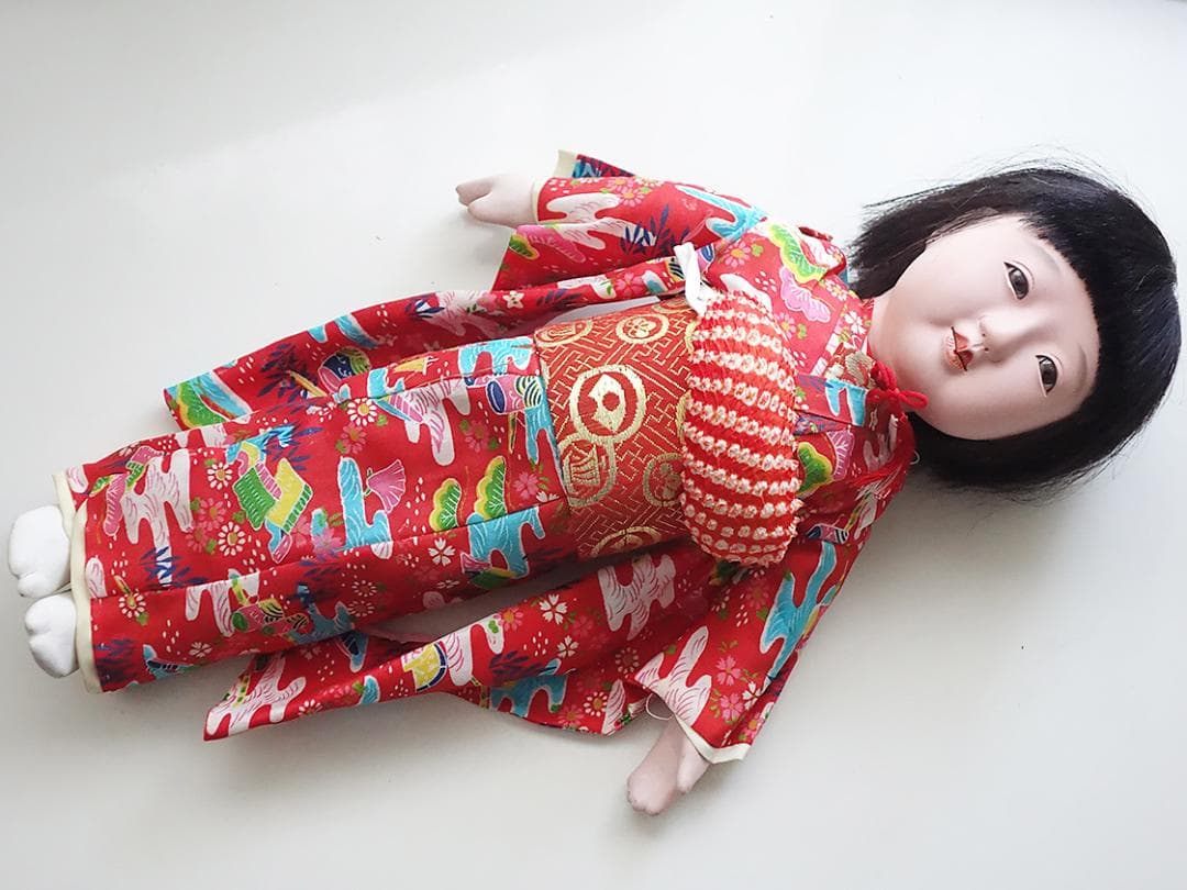 市松人形 日本人形 昭和レトロ　Z96