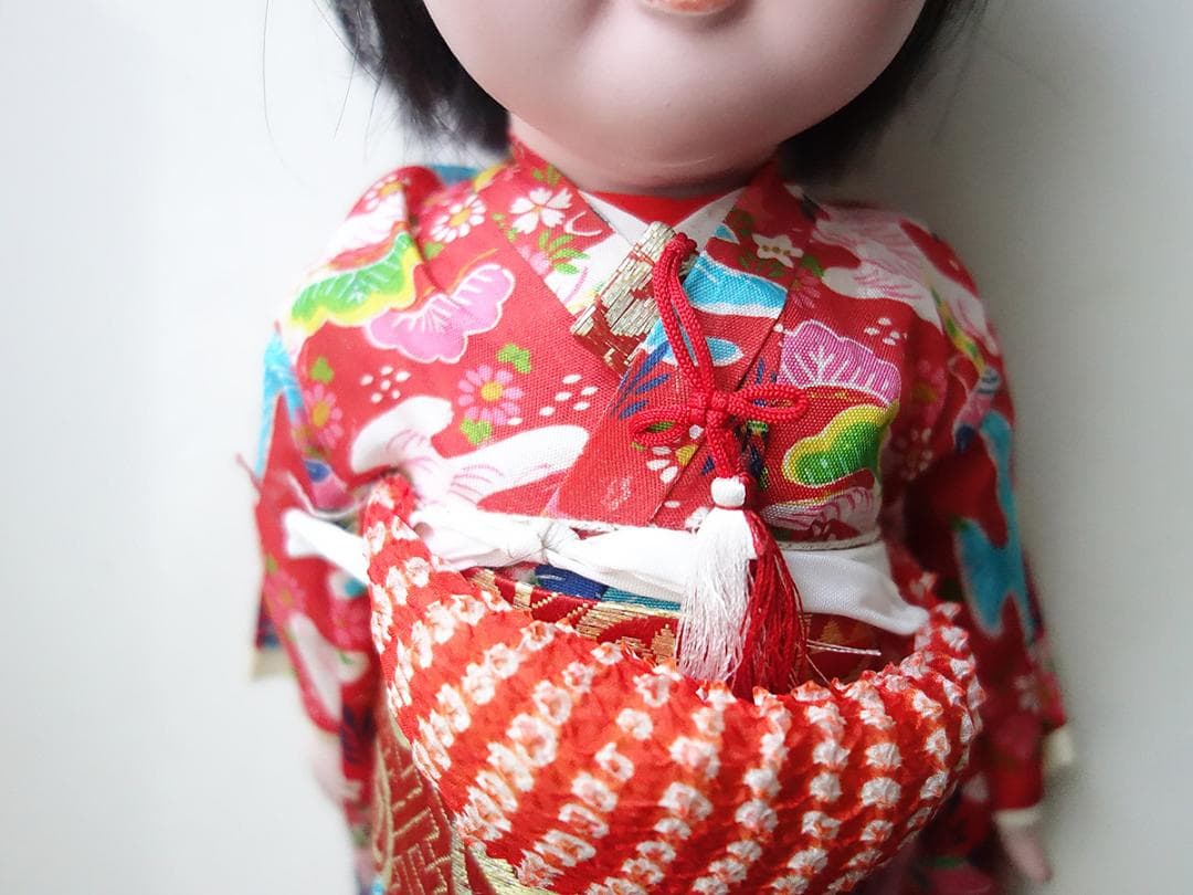市松人形 日本人形 昭和レトロ　Z96