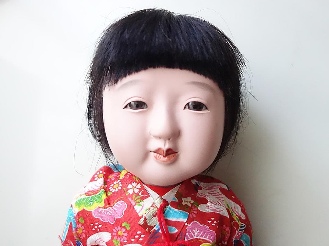 市松人形 日本人形 昭和レトロ　Z96