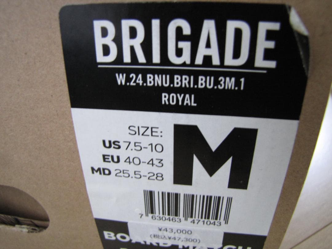 NOW ナウ BRIGADE Mサイズ　23-24モデル 　バインディング