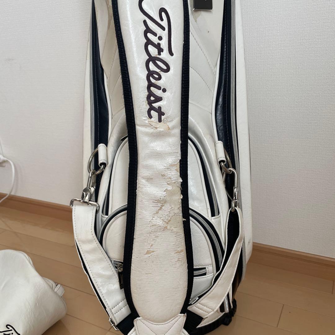 Titleist ホワイト キャディバッグ