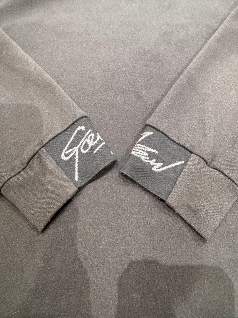 美USED ANEW GOLF メンズ FW袖リブ厚手ストレッチポロ アニュー