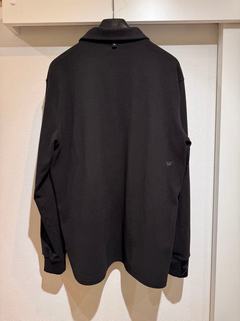 美USED ANEW GOLF メンズ FW袖リブ厚手ストレッチポロ アニュー