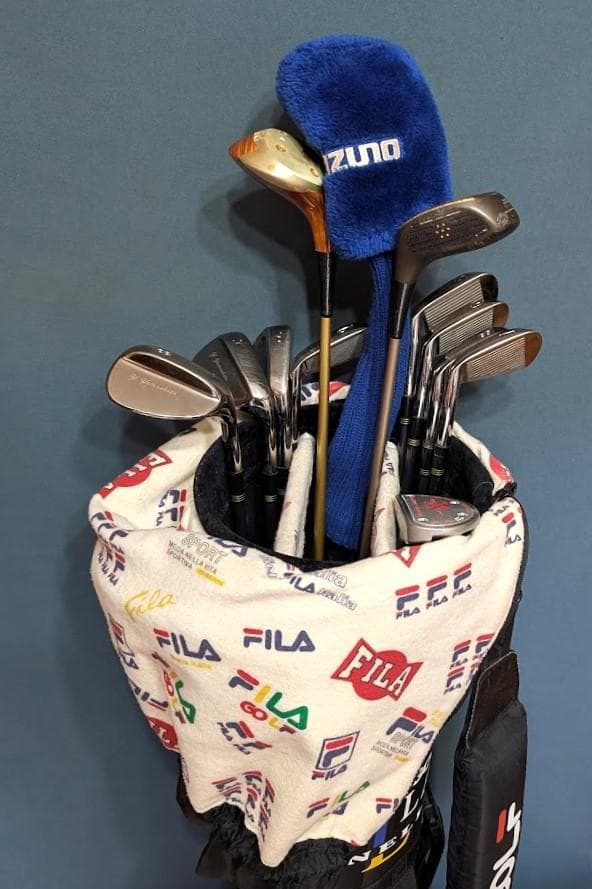 珍品！フィラ「FILA ゴルフキャディバッグ」ロケット型