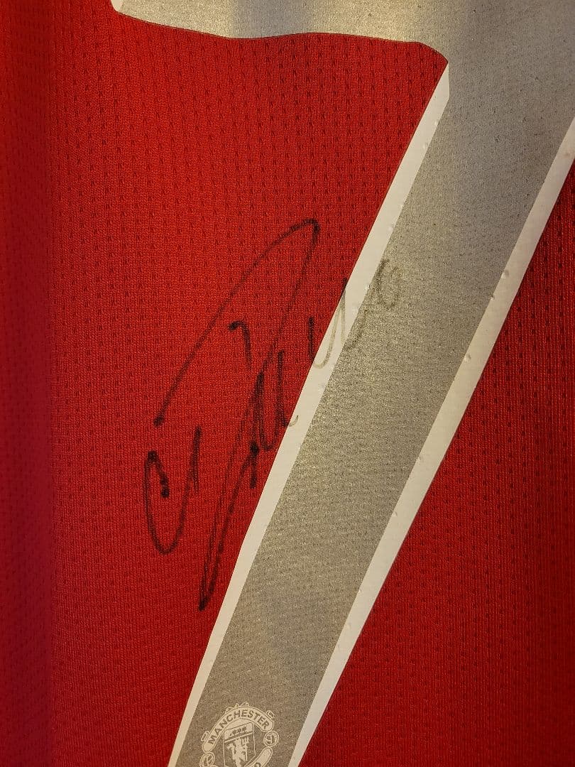 マンチェスター ユナイテッド ロナウド サイン ユニフォーム 証明書 正規品