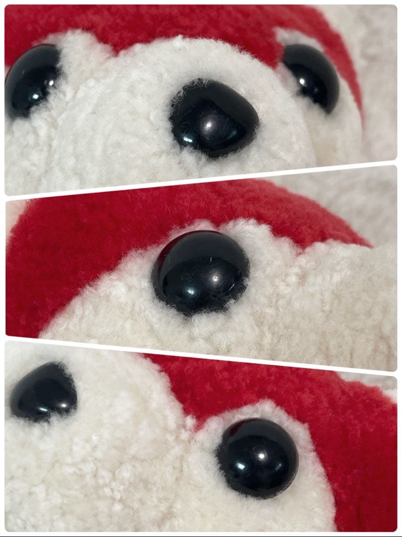 【新品タグ付】高級ムートン ドッグチャーム ぬいぐるみ2体セット リアルファー