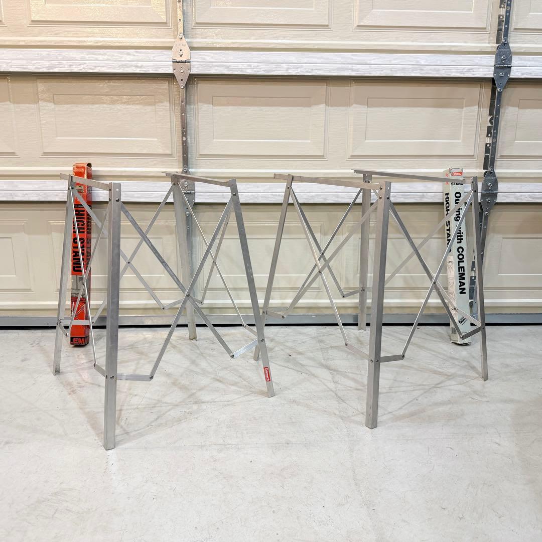 【美品】コールマン　ハイスタンド　2セット　箱付き　ヴィンテージ