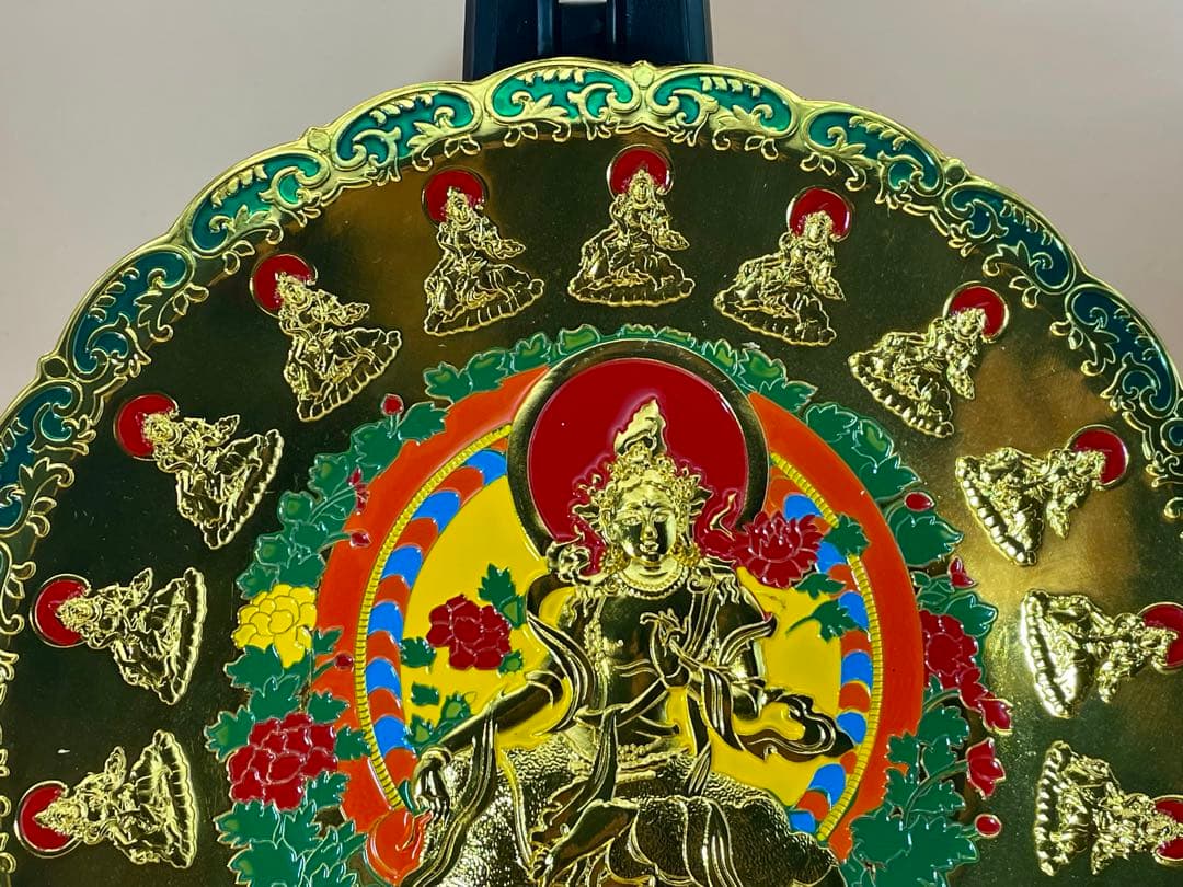 中国古美術品 清代静座観音仏像お皿 仏教古美術品 仏教文化遺産 仏教文化財希少