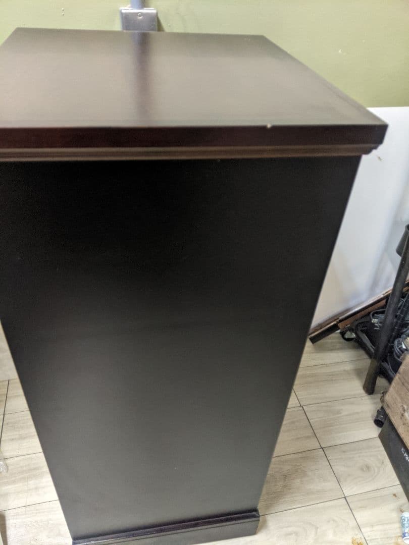 民芸調 スリム チェスト 縦長箪笥 整理タンス 収納 和家具 和モダン ６段