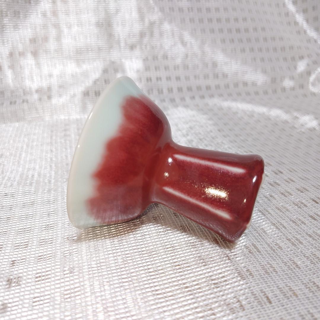 091 神農巌（人間国宝）馬上杯　ぐい呑 （共箱に難あり）