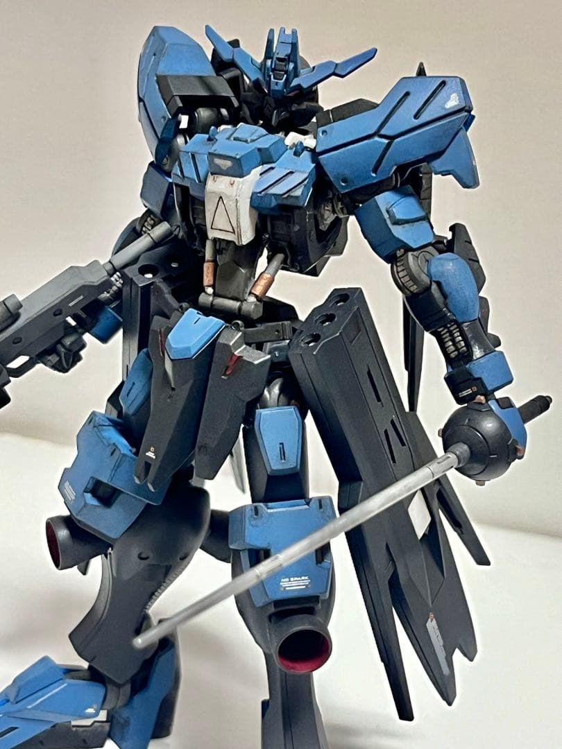 hg ガンプラ　ガンダムヴィダール ウェザリング　全塗装　完成品