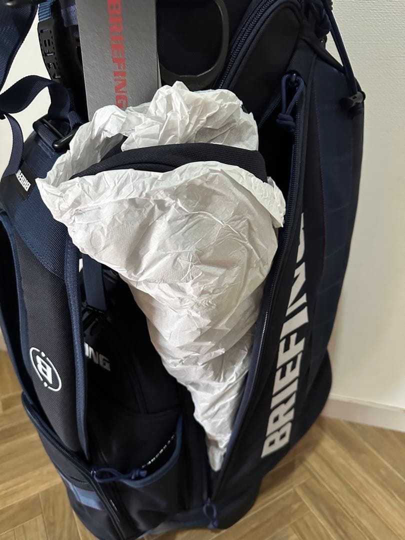 新品未使用 CR-4 #04 ネイビーBRIEFING キャディバッグNAVY