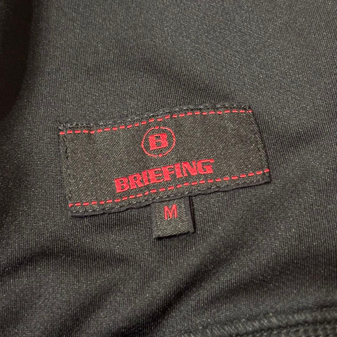 BRIEFING GOLF 3Dロゴパーカー　ブラックメンズM