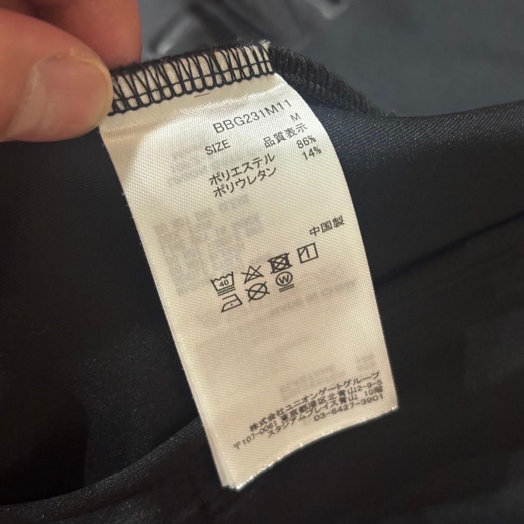 BRIEFING GOLF 3Dロゴパーカー　ブラックメンズM