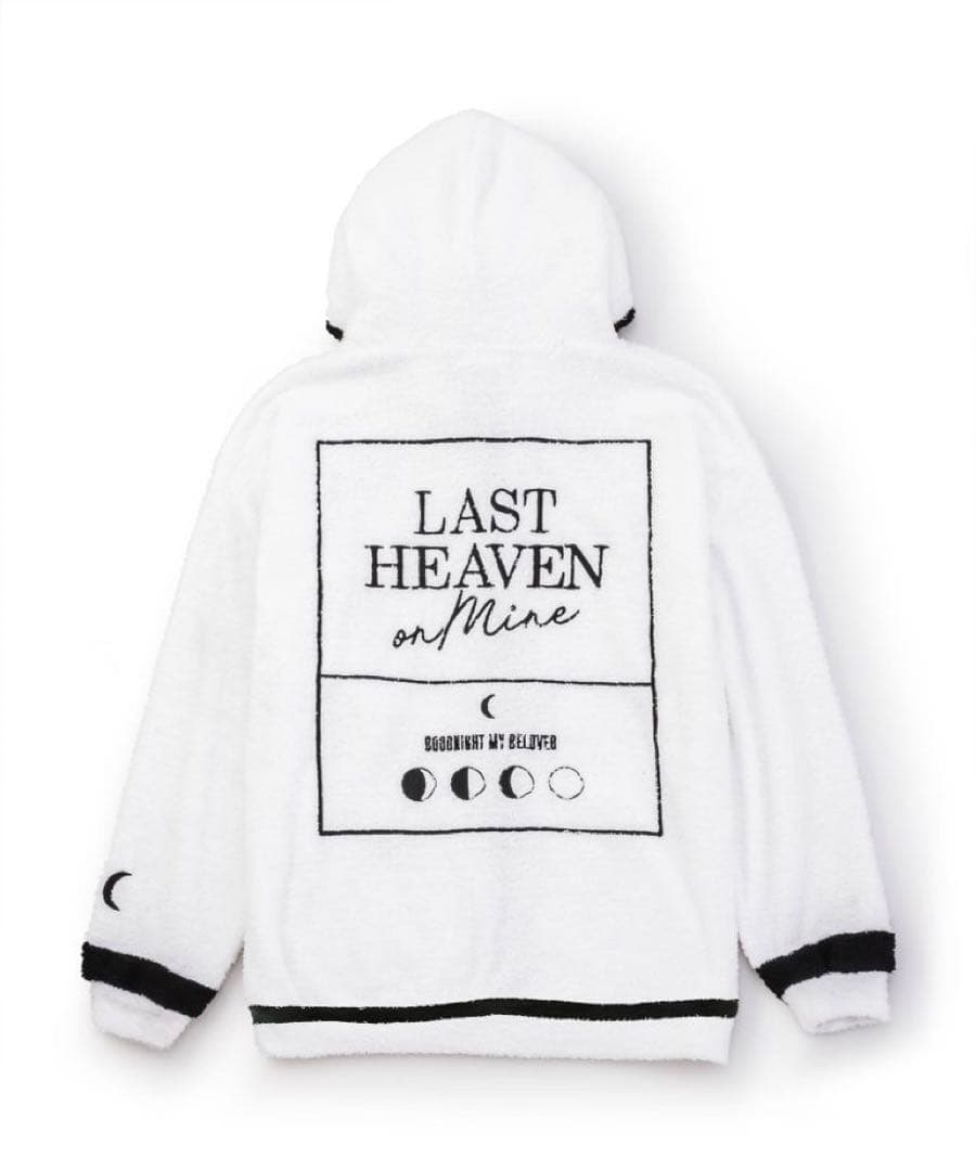 【新品未開封】FLUFFY ZIP HOOD SET UP / WH