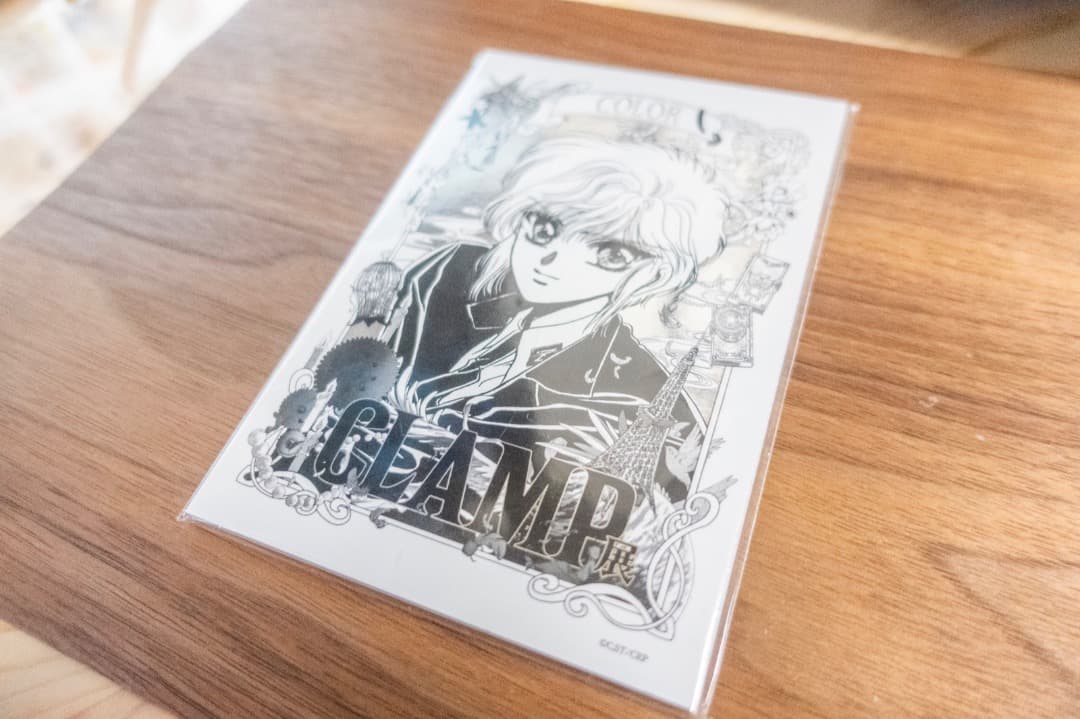CLAMP展開幕記念限定特典 5連カードセットレイアース獅堂光他＆台詞ステッカー