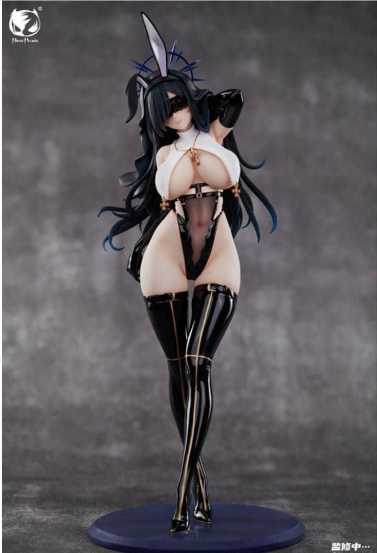 『黒シスター 』1/4完成品フィギュア【BearPanda製】特典付