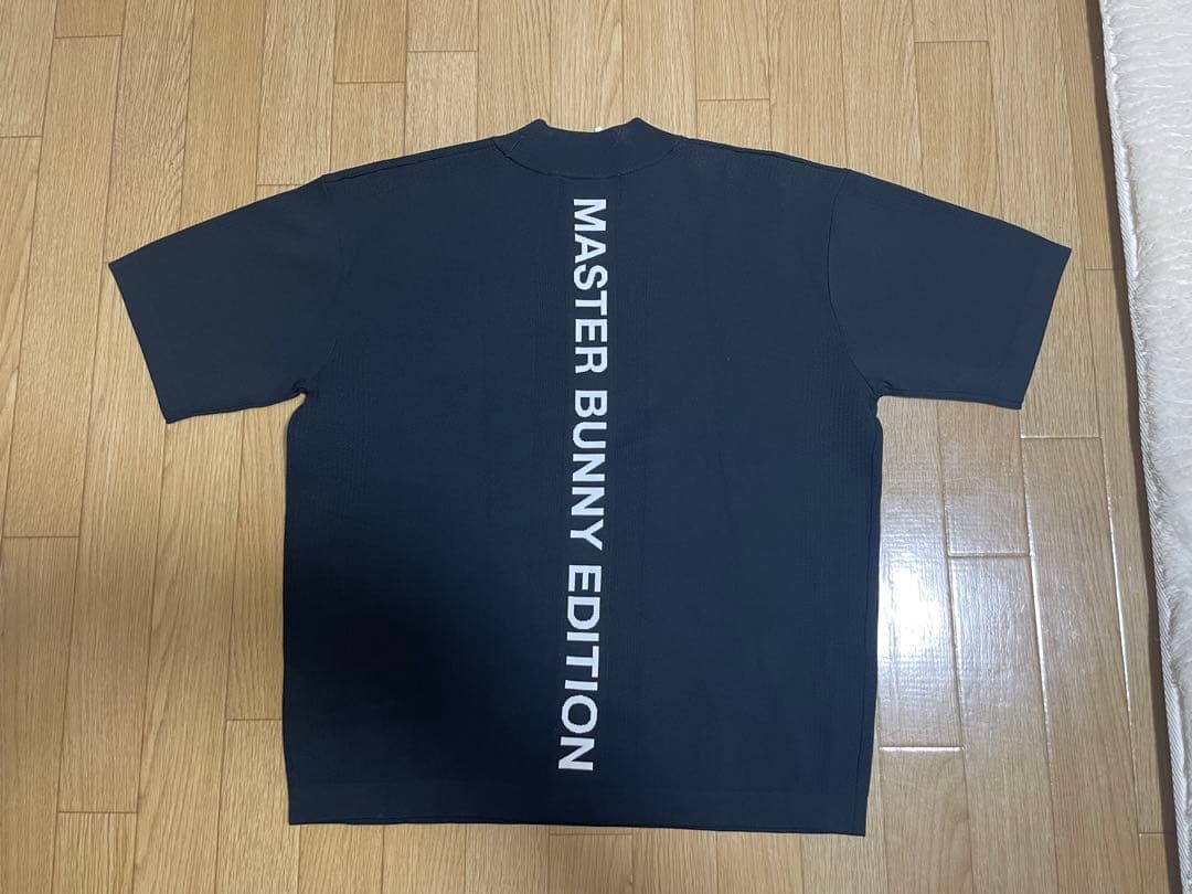 新品 マスターバニーエディション モックネックシャツ 半袖 0 黒 ブラック