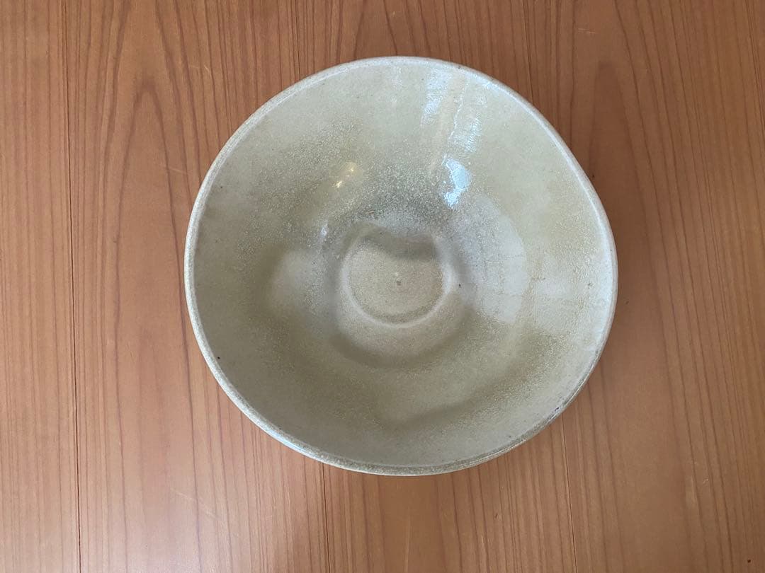 黄瀬戸 夏茶碗 永野小八作 未使用 共箱 茶道具 抹茶腕