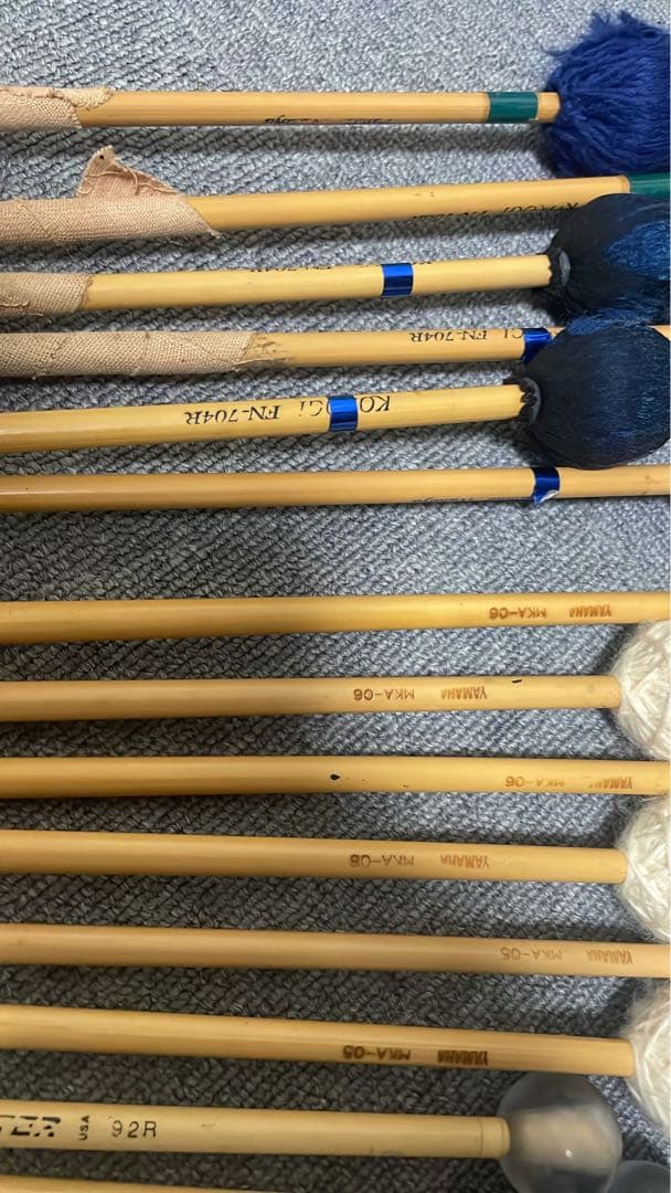 打楽器用マレットセット 複数本まとめ売り