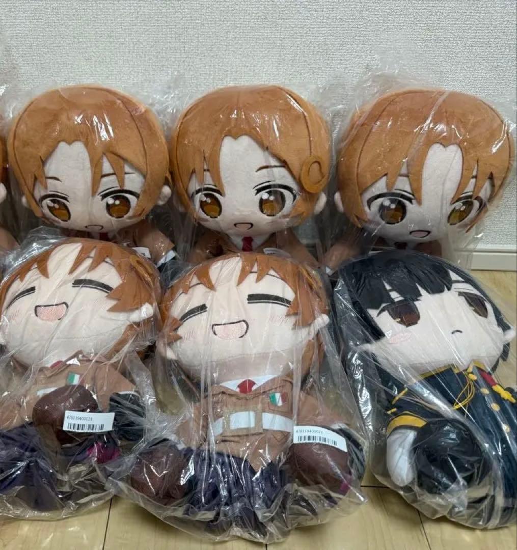 ヘタリアWorld★Stars　BIGぬいぐるみ イタリア&日本 6体