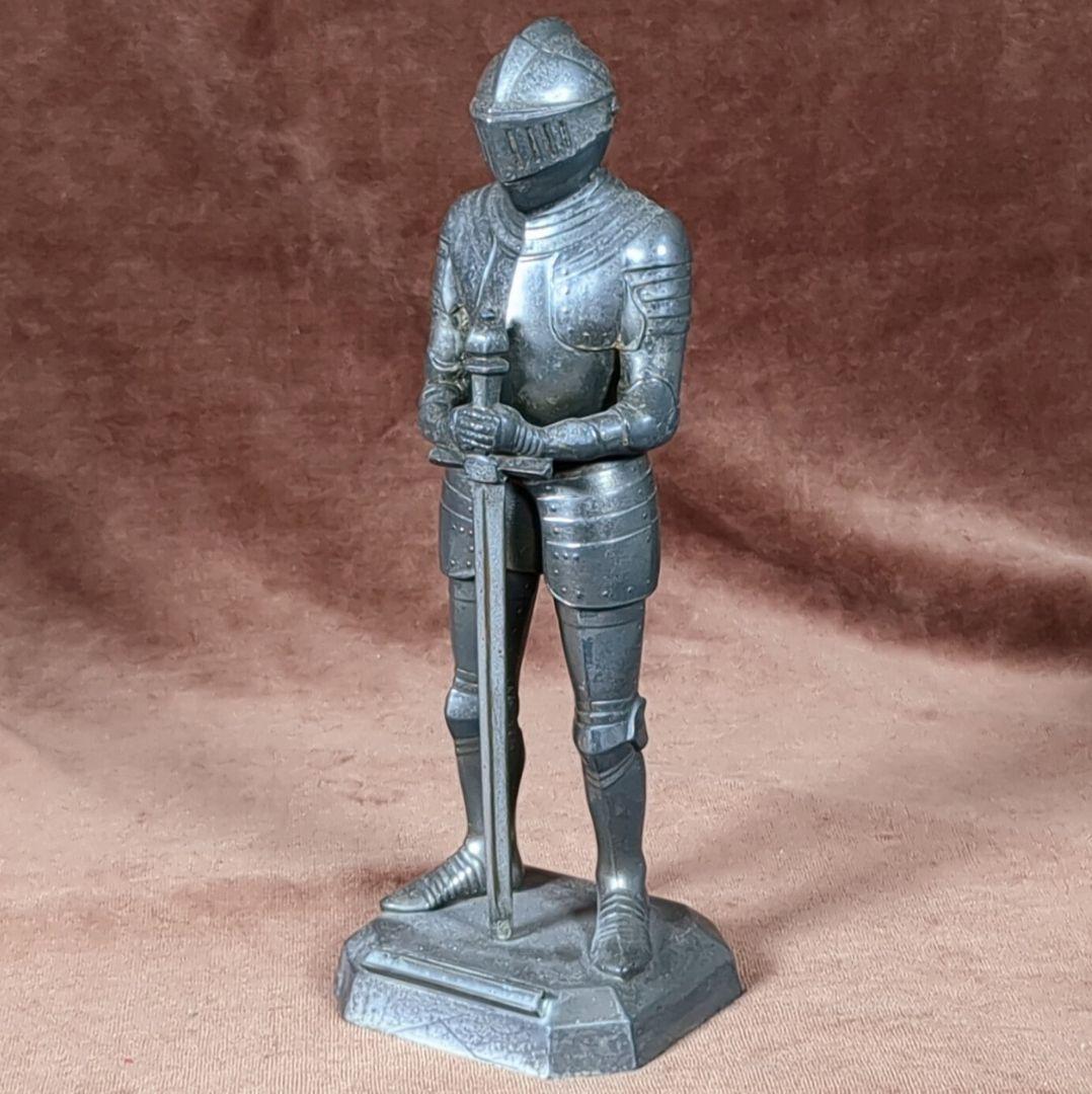 西洋騎士 スタチュー オイルマッチ（？）アンティーク雑貨