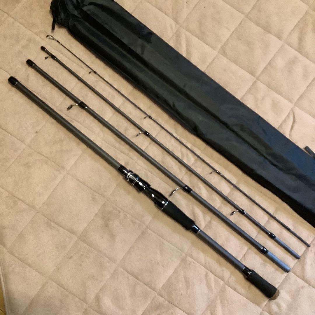 4ピース2.7mスピニングロッド&ダブルハンドルスピニングリール2500番